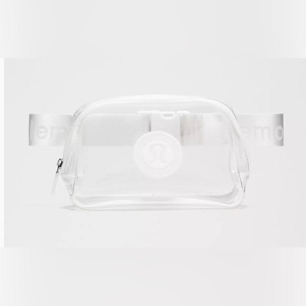 Clear lululemon belt bag